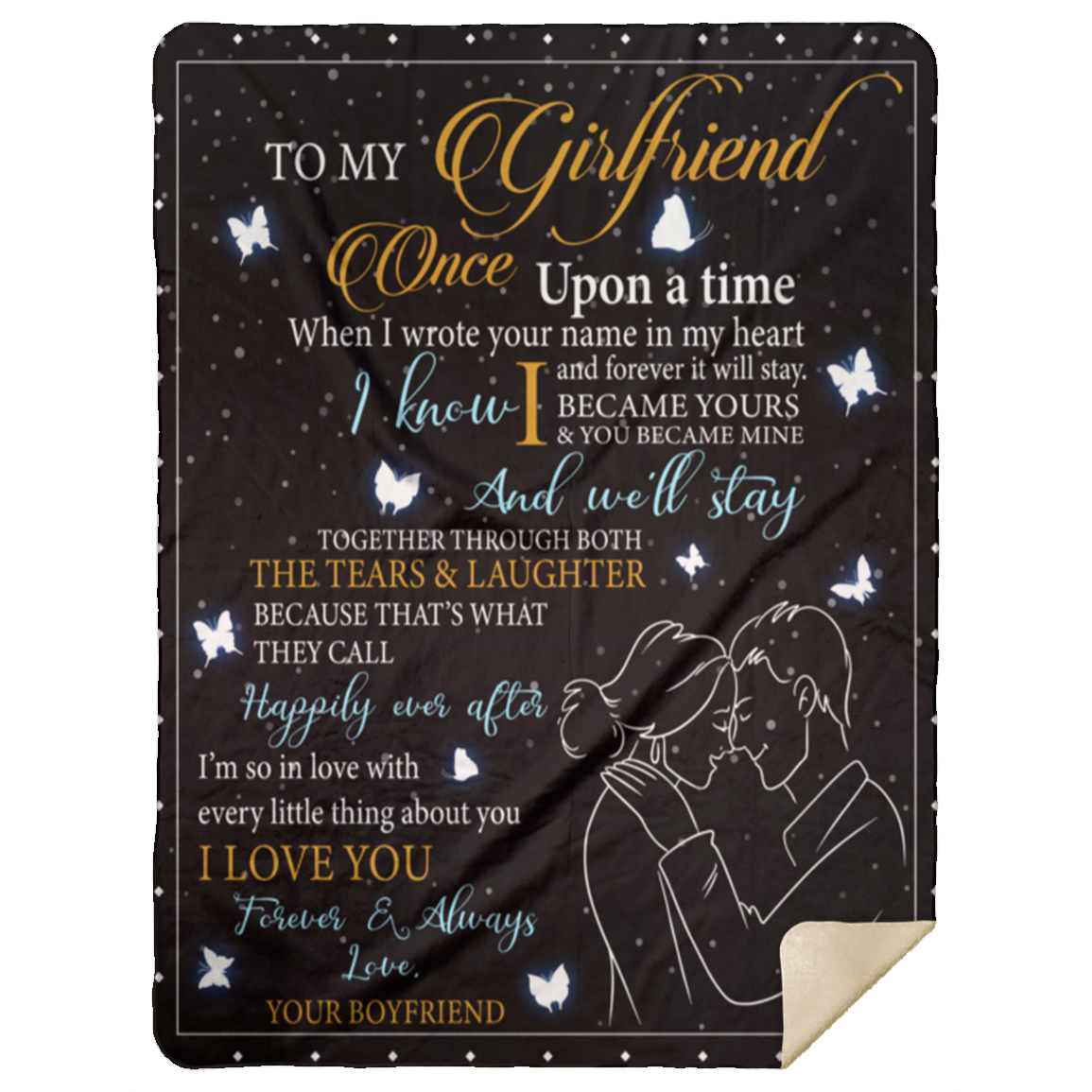 Girlfriend Once Upon A Time  Blanket